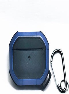 Winproo Armor Hard Cover with Keychain for Airpods Pro - Navy