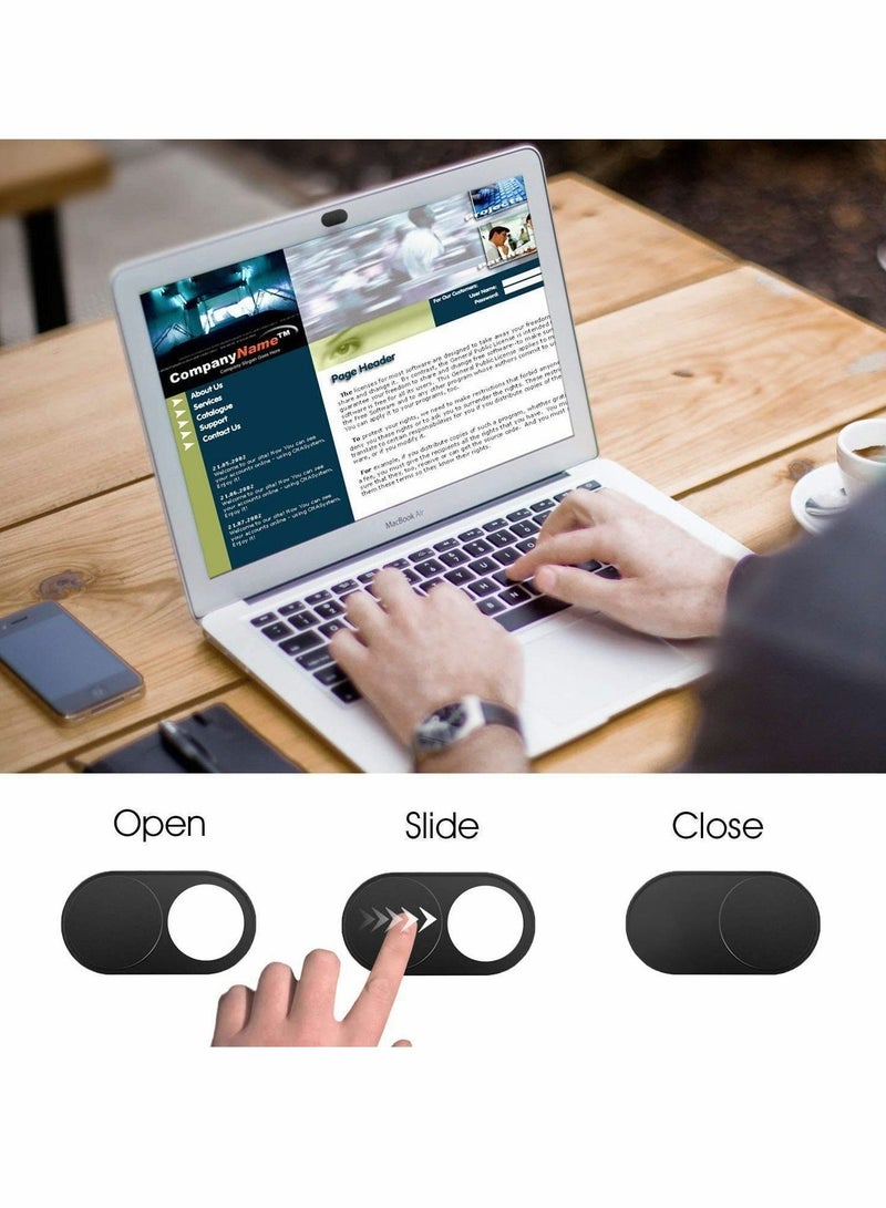 Y&D Webcam Cover, 3 Packs Ultra Thin Design Web Camera Cover Slide for Laptop, PC, Macbook, iMac, Computer, iPad, Smartphone, Protect Your Privacy and Security  - Image 4