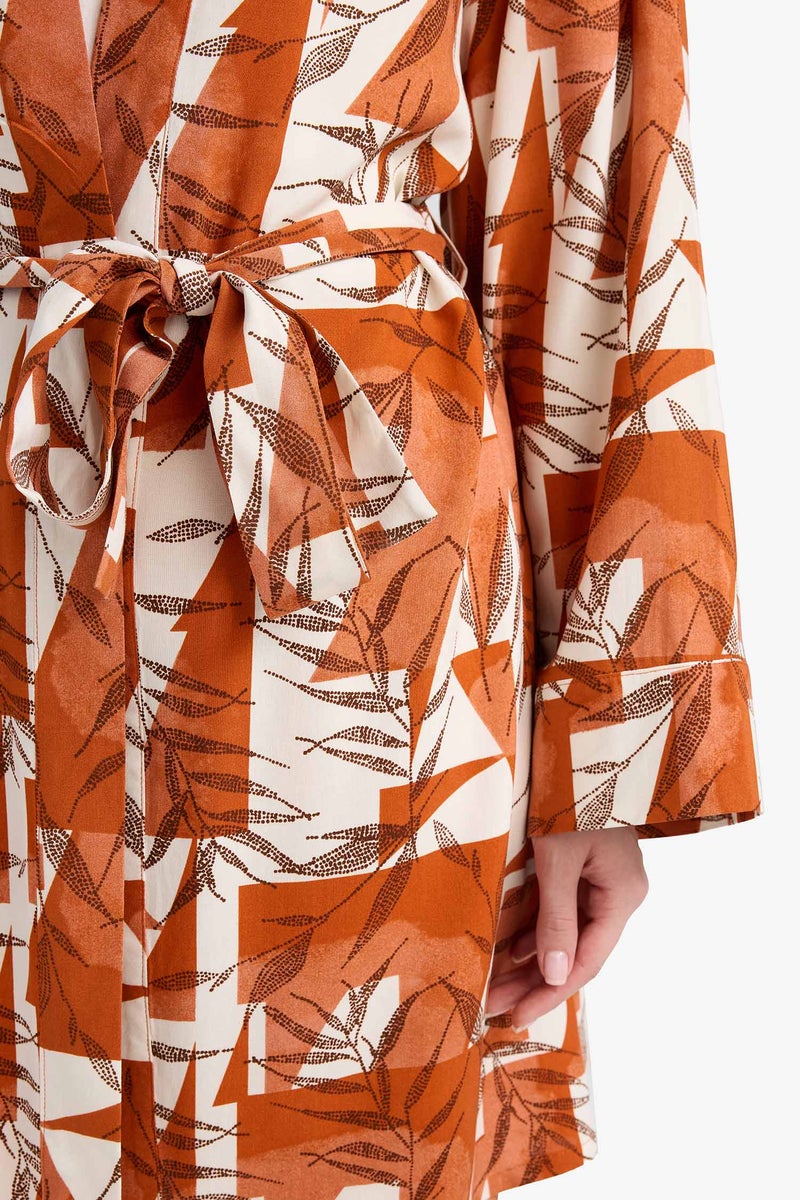 DeFacto Woman Relax Fit Flower Kimono - Image 2