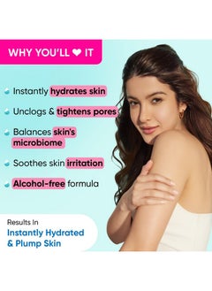 Dot & Key Dot & Key Rice Water Hydrating Toner With Hyaluronic |Rice Water Toner For Dry Skin, Sensitive Skin & Oily Skin |Alcohol-Free |Quick Absorbing & Non Sticky, For Hydrated Skin |Exfoliates Pores |150ml  - Image 2