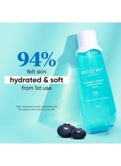 Dot & Key Dot & Key Rice Water Hydrating Toner With Hyaluronic |Rice Water Toner For Dry Skin, Sensitive Skin & Oily Skin |Alcohol-Free |Quick Absorbing & Non Sticky, For Hydrated Skin |Exfoliates Pores |150ml  - Image 3