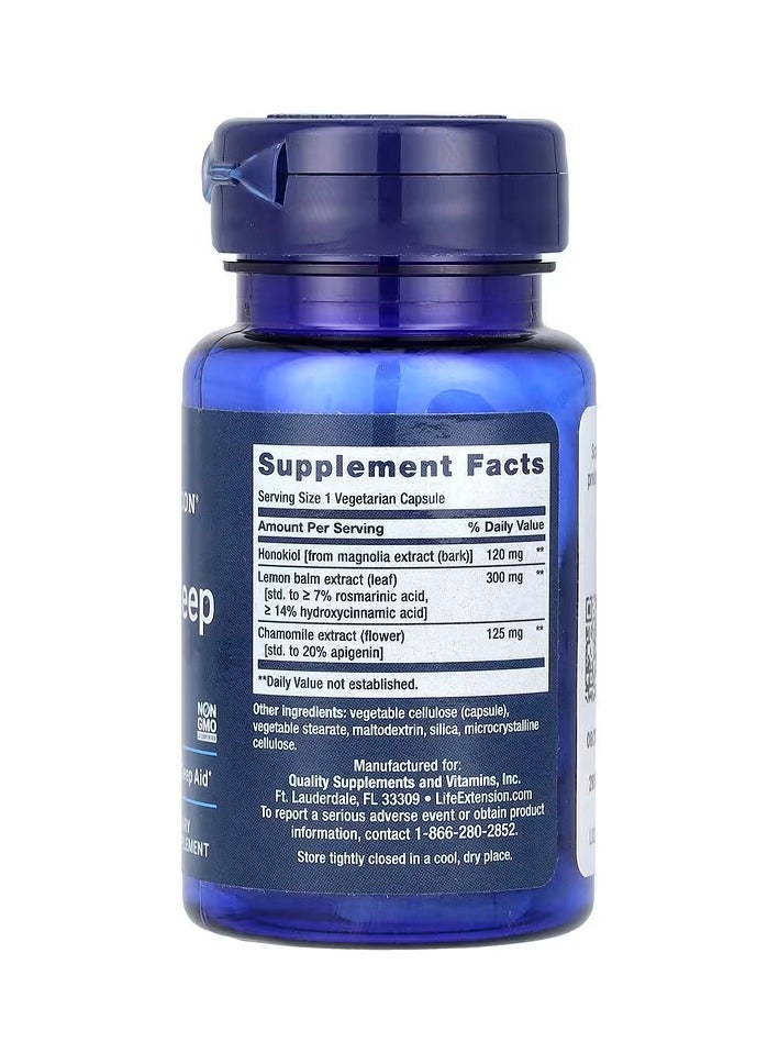 Life Extension Herbal Sleep PM, 30 Vegetarian Capsules - Image 2