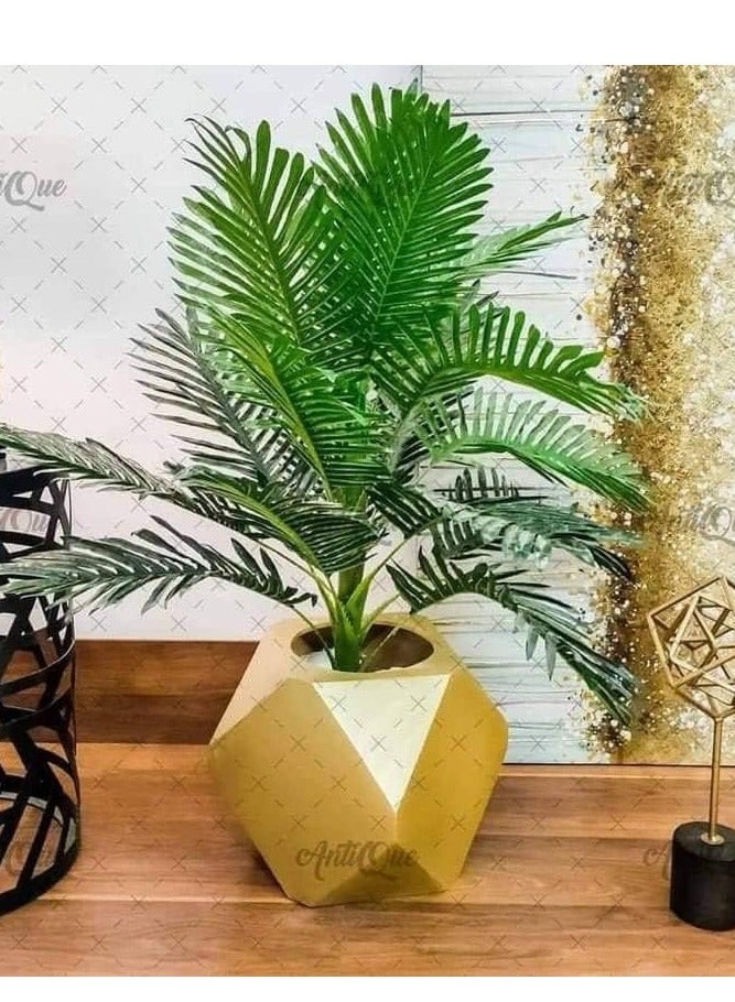 Generic Artificial areca tree with elegant golden pot  - Image 2