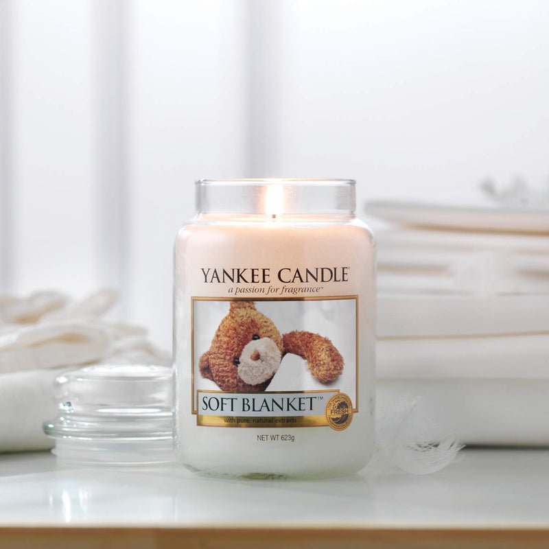 YANKEE CANDLE Yankee Candle Soft Blanket Medium Jar Candle Fresh Scent by Yankee Candle - Image 4