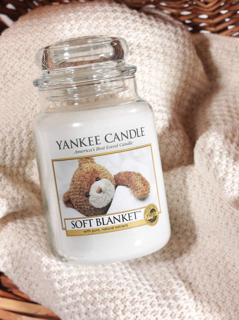 YANKEE CANDLE Yankee Candle Soft Blanket Medium Jar Candle Fresh Scent by Yankee Candle - Image 5