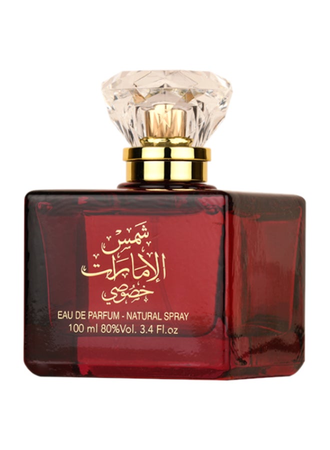 Ard Al Zaafaran Shams Al Emarat Khususi Eau De Parfum For Unisex 100 Ml - Image 1