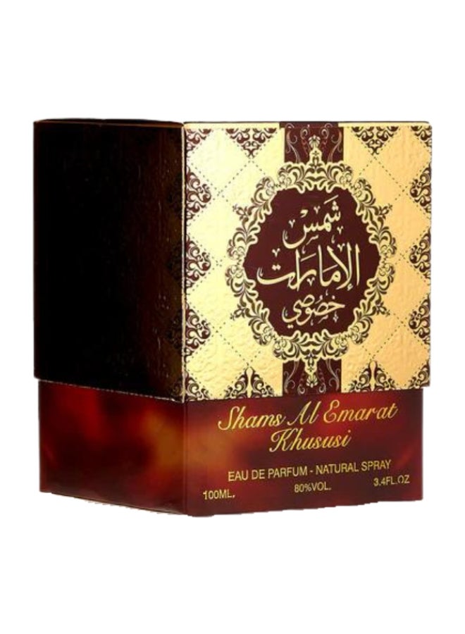 Ard Al Zaafaran Shams Al Emarat Khususi Eau De Parfum For Unisex 100 Ml - Image 3