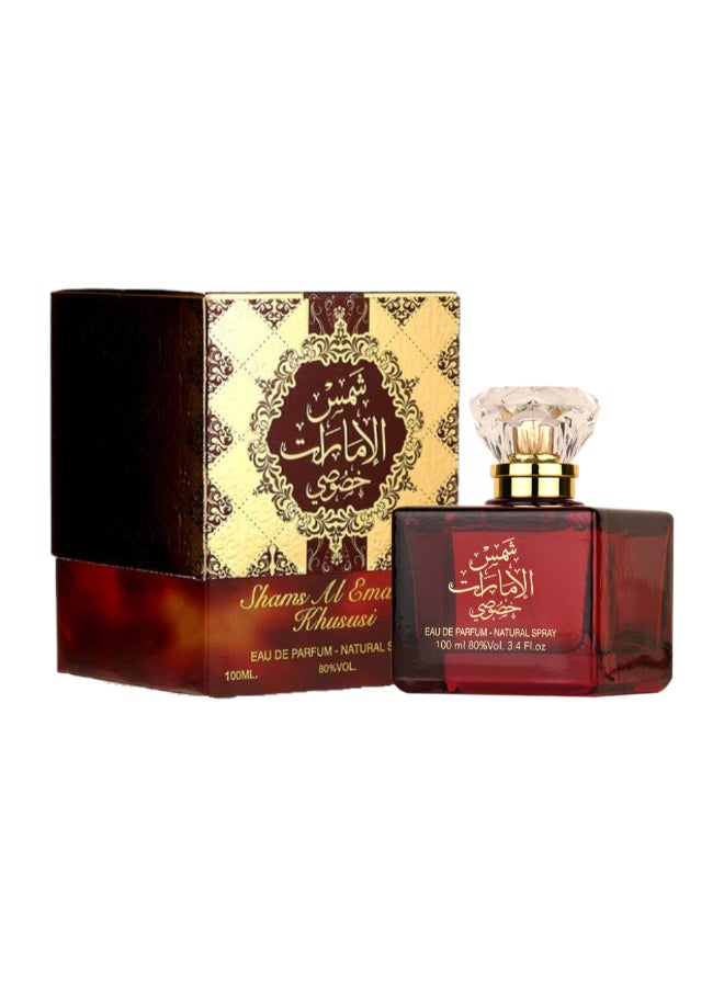 Ard Al Zaafaran Shams Al Emarat Khususi Eau De Parfum For Unisex 100 Ml - Image 2
