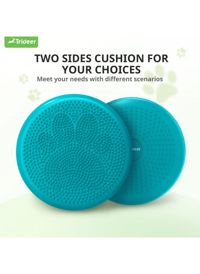 Trideer Trideer Inflated Wobble Cushion - Wiggle Seat for Sensory Kids(Multiple Colors), Core Balance Disc (Extra Thick), Flexible Seating for All Age(Office & School & Home)  - Image 2