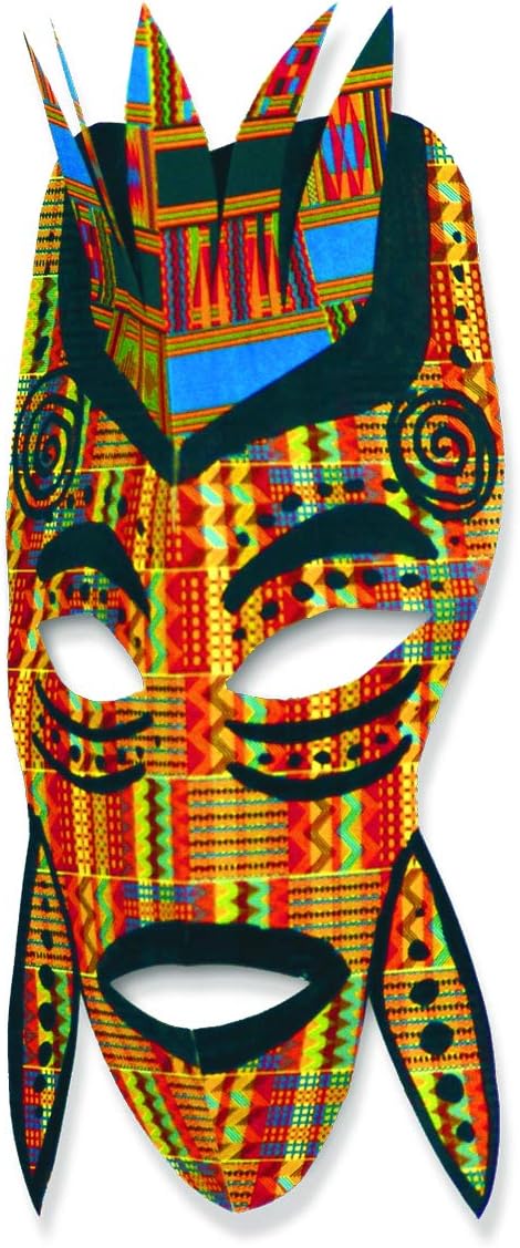 Roylco R15273 Assorted Design African Textile Paper 812 x 11 Inches Pack of 32 - Image 2