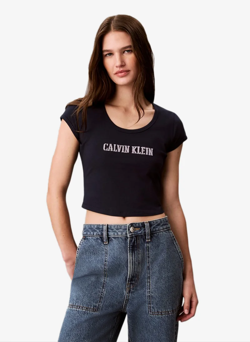 Calvin Klein Jeans Varsity Logo Baby Fit T-Shirt