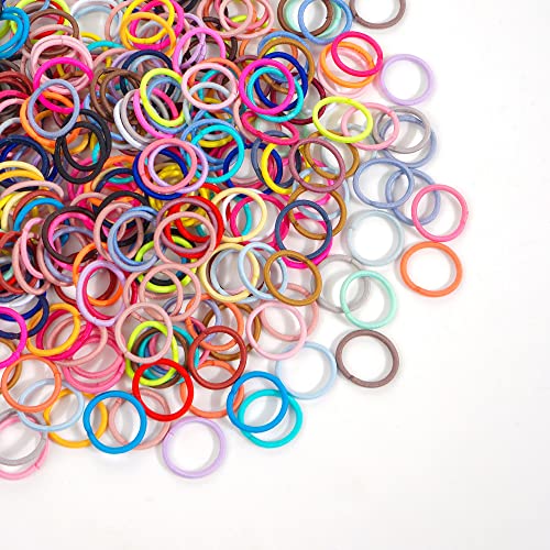 CÉLLOT 360PCS Baby Hair Ties, 36 Multicolors Elastic Hair Ties,2cm in Diameter No Crease Finger Rubber Hair Elastics,Small Thin Hair Ponytail Holders Hair Accessories for Baby Girls Toddlers Kids - Image 3