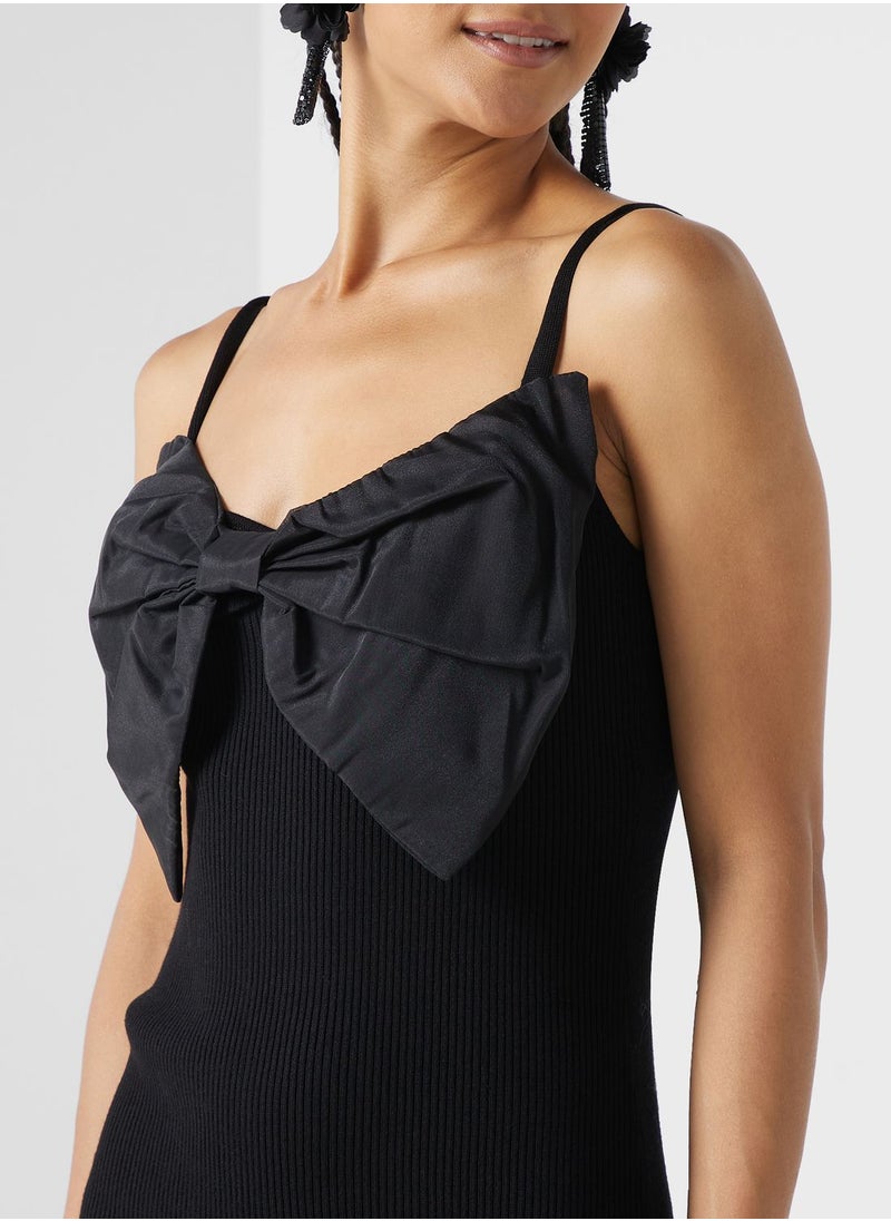 Miss Selfridge Knot Detail Dress  - Image 3