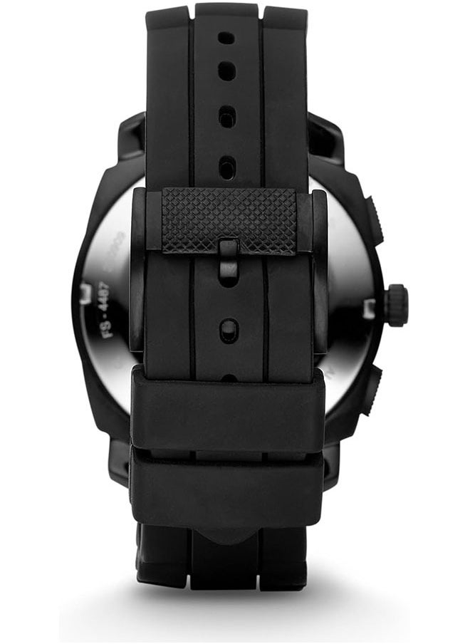 FOSSIL Fossil Men's watch with stainless steel or leather strap, chronograph or analog watch display - black -FS4487  - Image 2