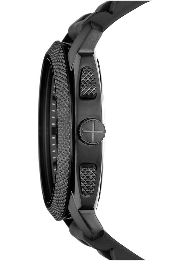 FOSSIL Fossil Men's watch with stainless steel or leather strap, chronograph or analog watch display - black -FS4487  - Image 3