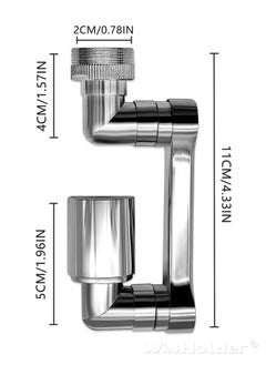 WinHolder 1080°Swivel Faucet Extender, Sink Water Faucet Aerator Extension, Swivel Robotic Arm Bathroom Faucet Extender, Kitchen Rotating Extension Filter with 2 Mode Splash  - Image 5