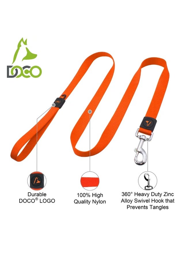 دوكو طوق نايلون مميز من DOCO® - 4 أقدام - 3.8 × 120 سم (XL) - فيروزي - Image 2