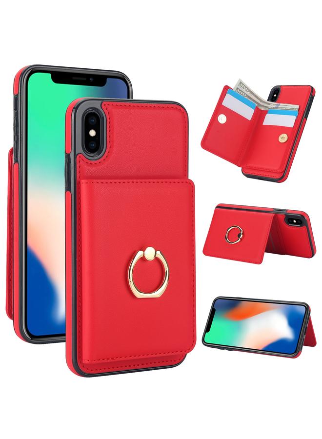 اس-توب جراب لهاتف iPhone XS Max مزود بحلقة بطاقة RFID مضادة للسرقة - Image 1