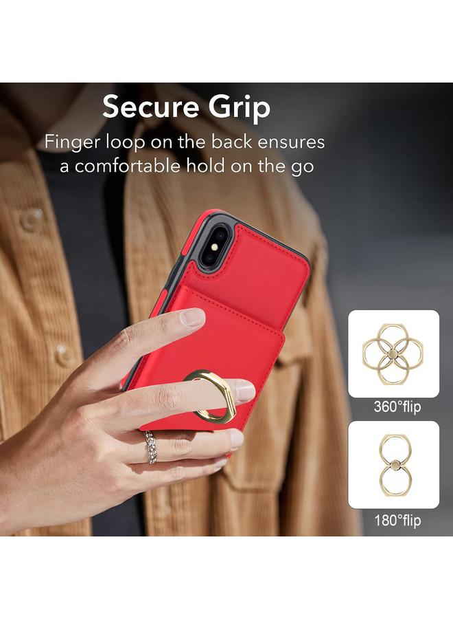 اس-توب جراب لهاتف iPhone XS Max مزود بحلقة بطاقة RFID مضادة للسرقة - Image 3