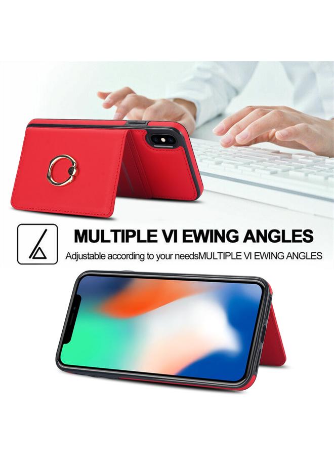 اس-توب جراب لهاتف iPhone XS Max مزود بحلقة بطاقة RFID مضادة للسرقة - Image 4