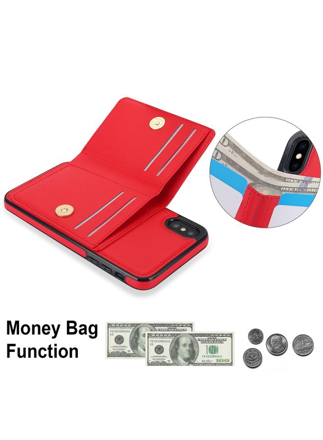 اس-توب جراب لهاتف iPhone XS Max مزود بحلقة بطاقة RFID مضادة للسرقة - Image 5