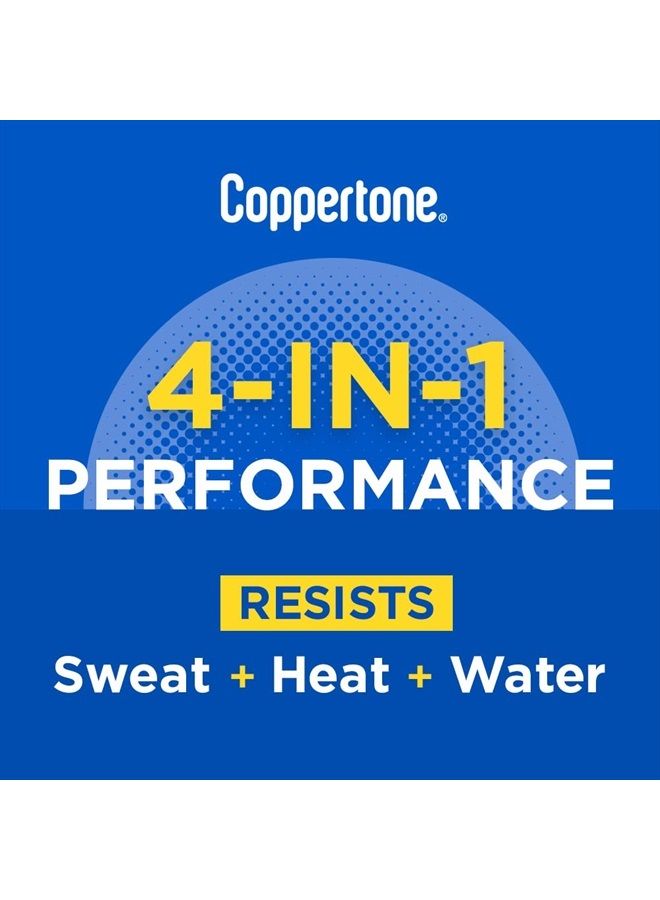 Coppertone لوسيون واقي من الشمس SPORT SPF 70، واقي شمس مقاوم للماء، لوسيون واقي للجسم، 7 أونصة سائلة - Image 4