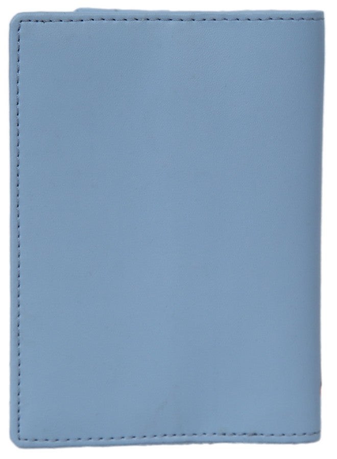 RC Rexcuir Rexcuir Passport Cover for Men and Women | Unisex Vegan Leather Passport Cover | Passport Case Cover for Men & Women | Passport Holder (Solid Pastel Blue) - Image 2