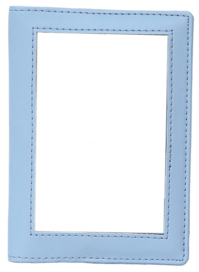 RC Rexcuir Rexcuir Passport Cover for Men and Women | Unisex Vegan Leather Passport Cover | Passport Case Cover for Men & Women | Passport Holder (Solid Pastel Blue) - Image 1