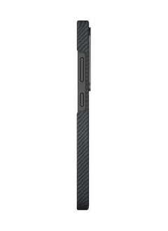 PITAKA S25 Ultra Magsafe Case Ultra Slim / Raised Camera Lip / Woven Touch / Drop and Damage Protection / Durable Back Cover - Black/Grey Twill  - Image 2
