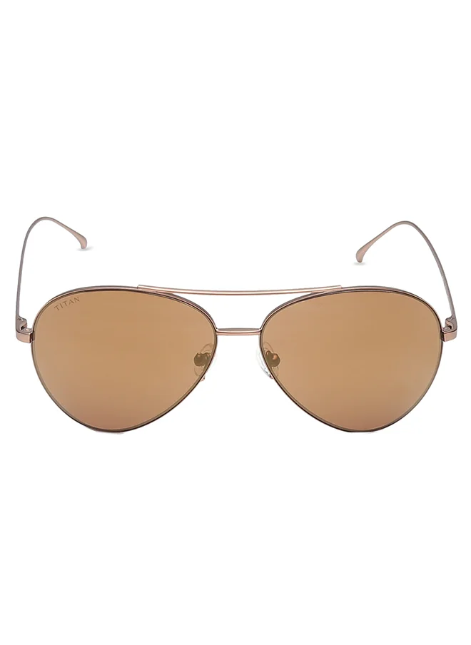 تيتان Bronze Aviator Men Sunglasses