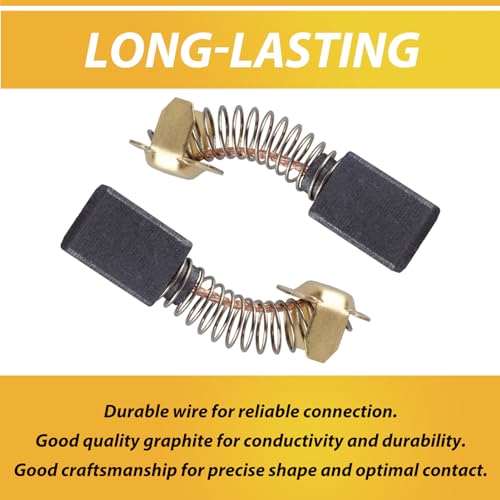 MARSTEK 10 Pack N398321 Replacement Electric Motor Carbon Brushes Compatible with DEWALT DWP849 DWP849X DWP849X-B3 DWP849X-BR N398327 N103592 N088403 Power Tool - Image 4