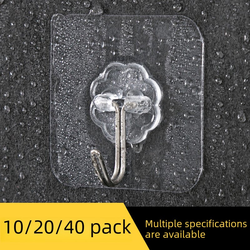 On behalf of the hair strong hook hook non-perforated hook wall self-adhesive super seamless paste wall stickers welfare products Pack of 10