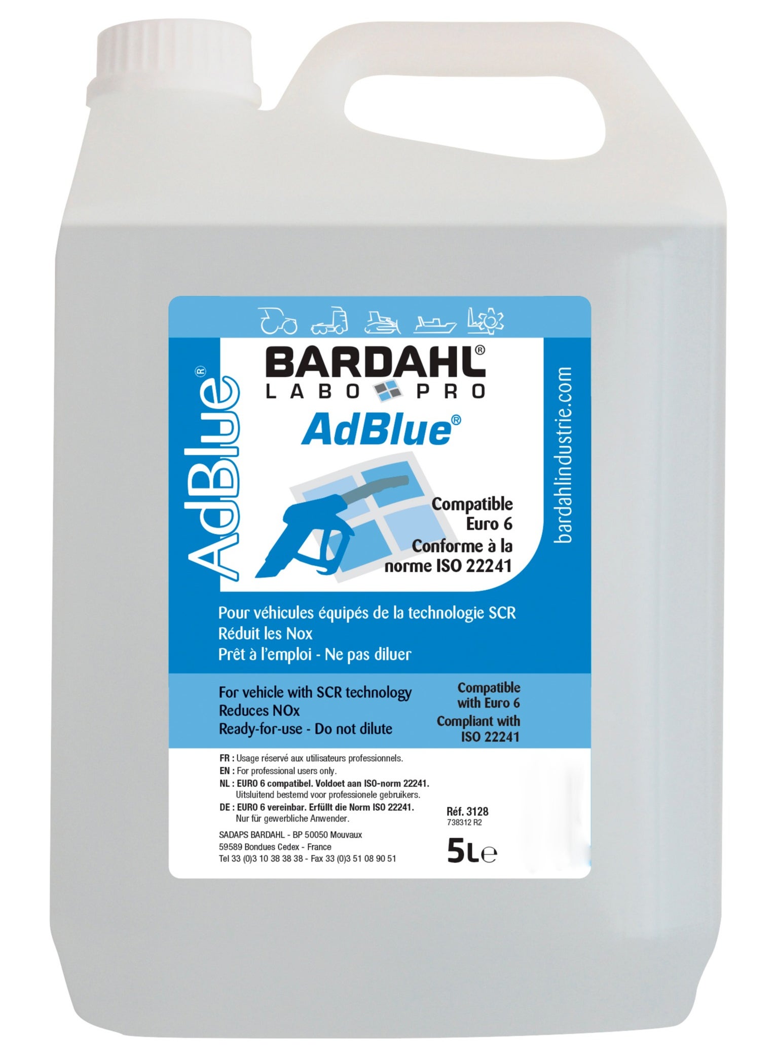 AdBlue 5L BARDAHL(Belgium) 