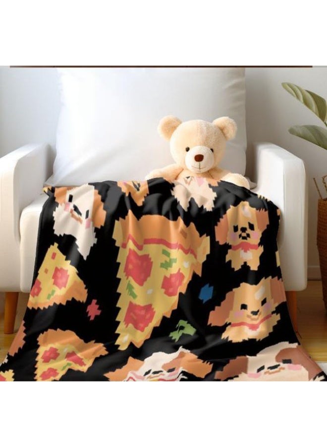 general Flannel thin blanket (warm and comfortable, suitable for sleep, gaming, dust removal and sandproof) 150cm*200cm - 1103 - Image 1