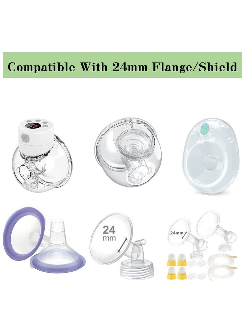جونيس 3 قطع حلقات تحويل مضخة حليب الثدي - حلقات عملية قابلة للتبديل بمقاسات 17مم، 19مم، 21مم - Image 4