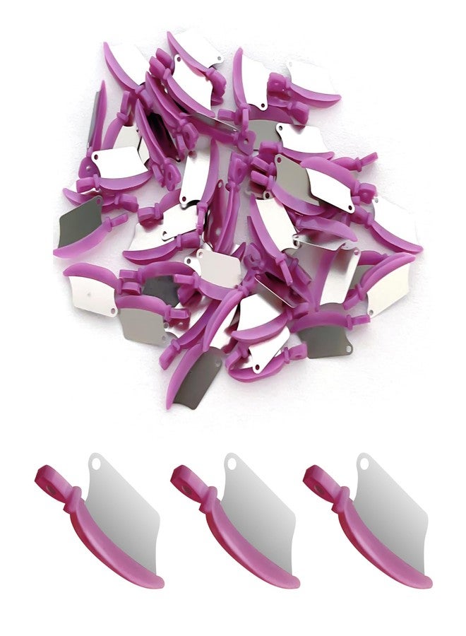 Ceonam 50 Pack Dental Sectional Matrix Wedges - Teeth Restoration Contouring Wedges and Metal Matrices for Molar and Premolar Procedures, Orthodontic Tools Kit (Purple - Image 1