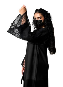 French black lace linen abaya - pzsku/Z0B7ACECFD042A4332152Z/45/_/1703511698/16fceca0-7f0b-4f4b-a5ea-01e753617940