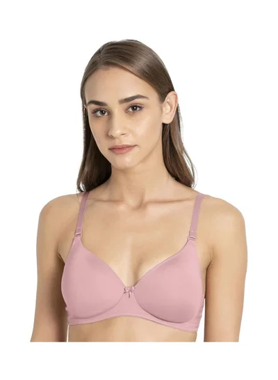 JOCKEY Jockey 1819 Women Wire free Padded Microfiber Nylon Elastane Stretch Full Coverage Multiway Styling T Shirt Bra with Magic Under Cup