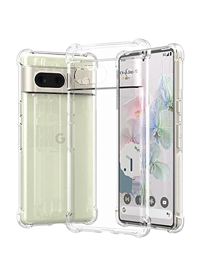 HuHa - for Google Pixel 7 Case, Pixel 7 Phone Case Clear, Scratch Resistant Reinforced Corners TPU Rubber Soft Skin Silicone Protective Case Cover for Google Pixel 7 2022 (Google Pixel 7 2022) - Image 1