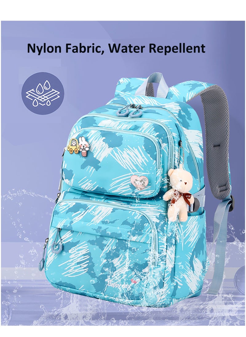 Generic Kids Trolley School Bag Rolling Backpack, Fashion Color Graffiti Primary School Students Wheeled Schoolbag for Girls and Boys  - Image 4