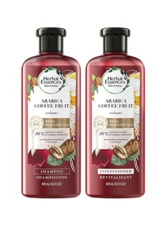 Herbal Essences Shampoo and Sulfate Free Conditioner Kit BioRenew Arabica Coffee Fruit 400ml pack of 2 
