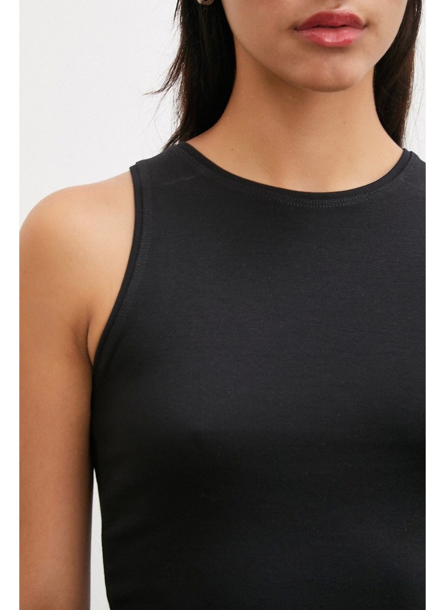 Never More Basic Tank Top Black  - Image 5