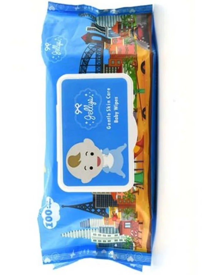 Jellys Gentle Skin Care Baby Wipes 100 Wipes