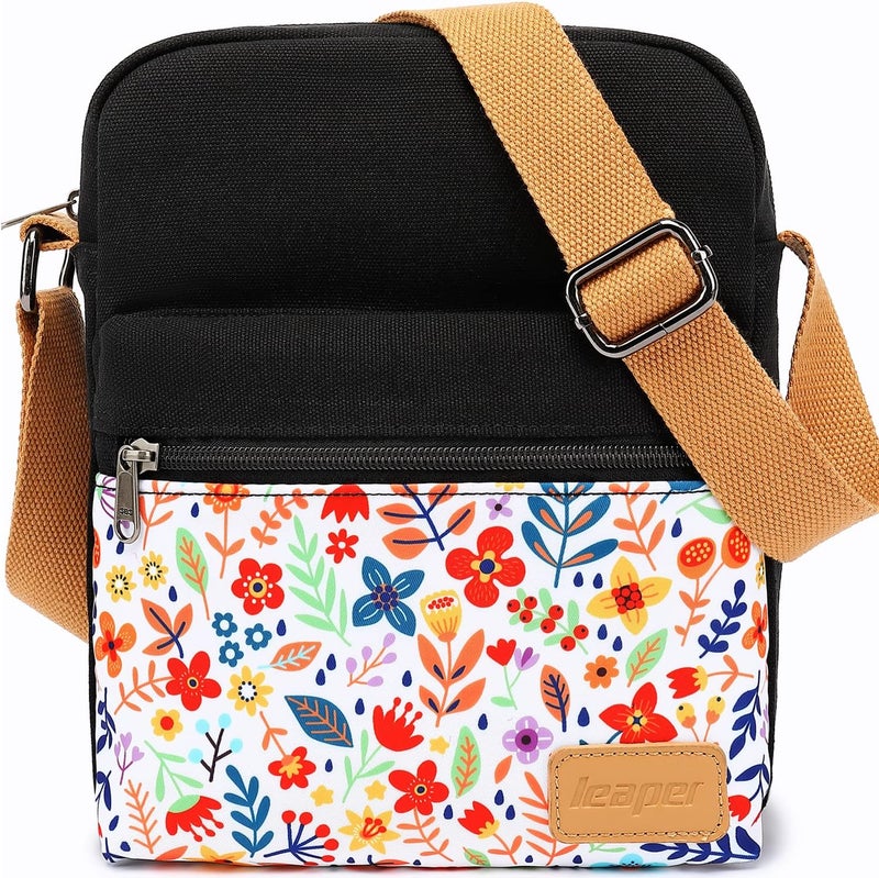 Leaper Girls Crossbody Purses for Kids 2 PCS Cross Body Bag Women Messenger Bag Girls Canvas Bag Cross Body Purse Set | for Kids, 2 PCS, Women - Image 1