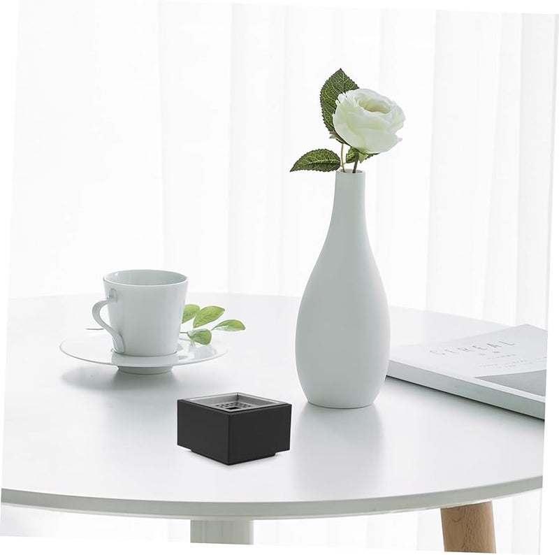 مطفأة سجائر مربعة من الفولاذ المقاوم للصدأ مقاومة للرياح بتصميم بسيط لغرفة المعيشة المنزلية - Image 3