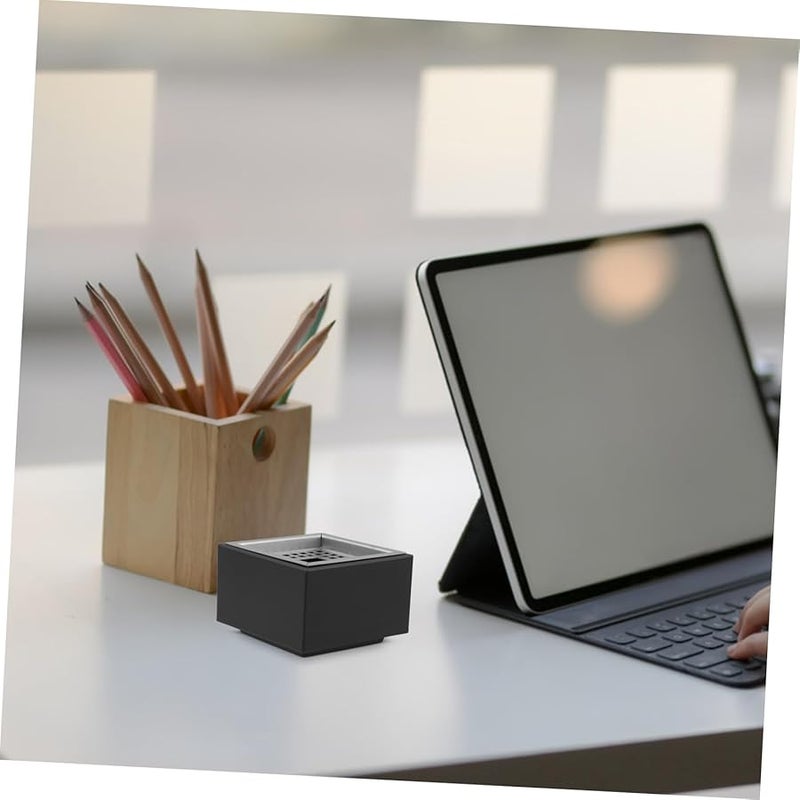 مطفأة سجائر مربعة من الفولاذ المقاوم للصدأ مقاومة للرياح بتصميم بسيط لغرفة المعيشة المنزلية - Image 4