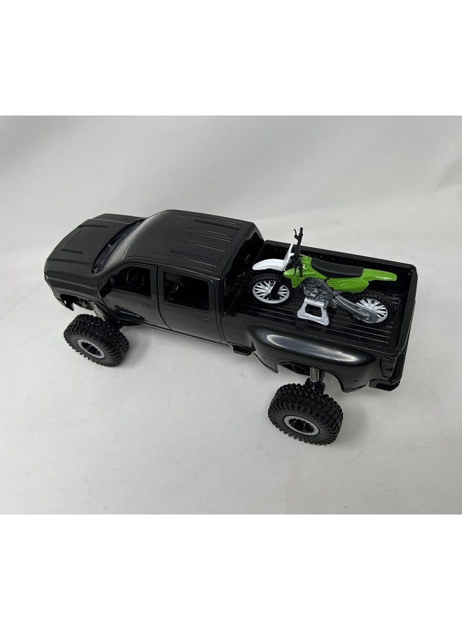 NewRay X-Treme Adventure Chevrolet 3500 HD Off Road with Dirt Bike Playset - Image 4