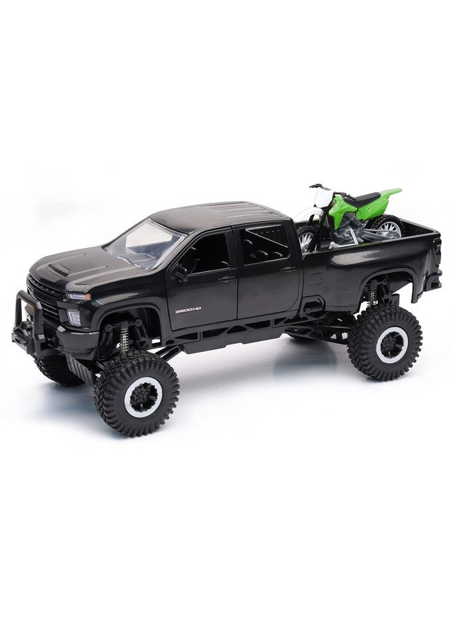NewRay X-Treme Adventure Chevrolet 3500 HD Off Road with Dirt Bike Playset - Image 1