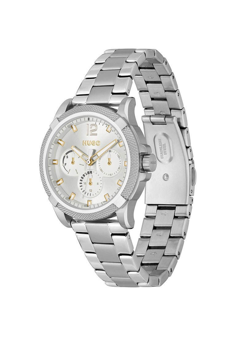 HUGO BOSS Women's Analog Round Shape Stainless Steel Wrist Watch 1540138 - 38 Mm  - Image 3