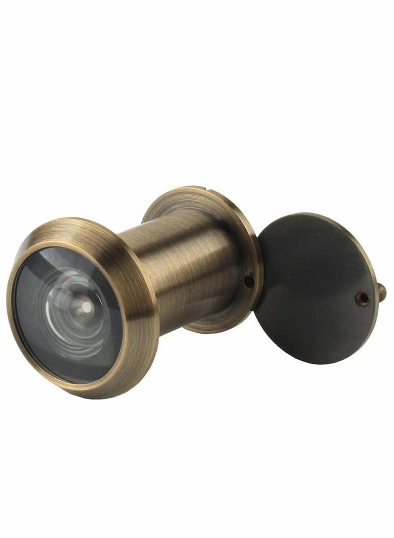 Safety Door Viewer Solid Brass 220° Viewer/Peephole with Heavy Duty Rotating Privacy Cover Doors Durable for Home Office Hotel 1.4'' to 2.36'' - Image 1